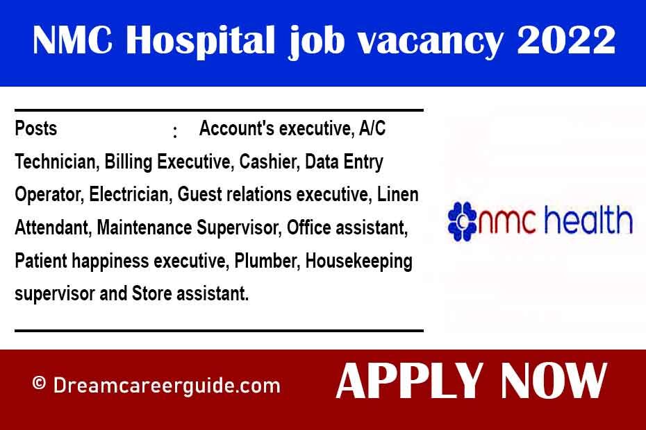 Nmc Dubai Hospital Job Vacancy Dream Career Guide