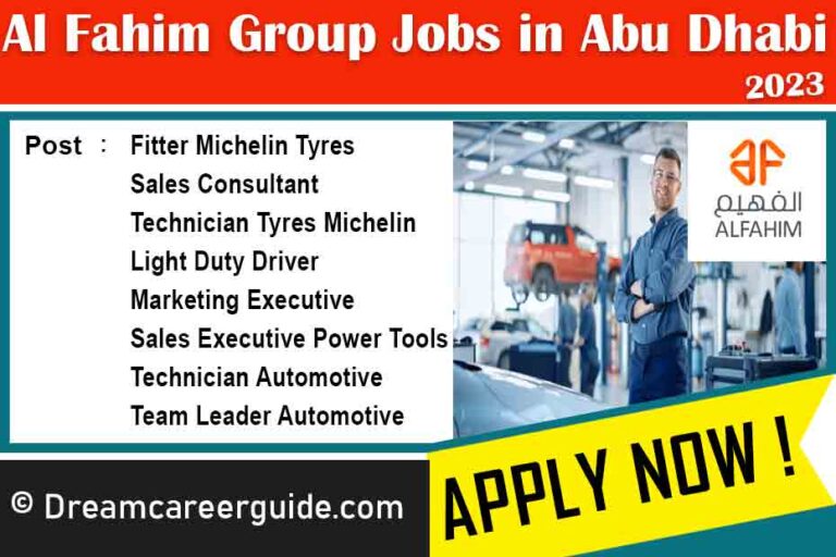 Al Fahim Group Abu Dhabi Careers Latest Jobs 2023