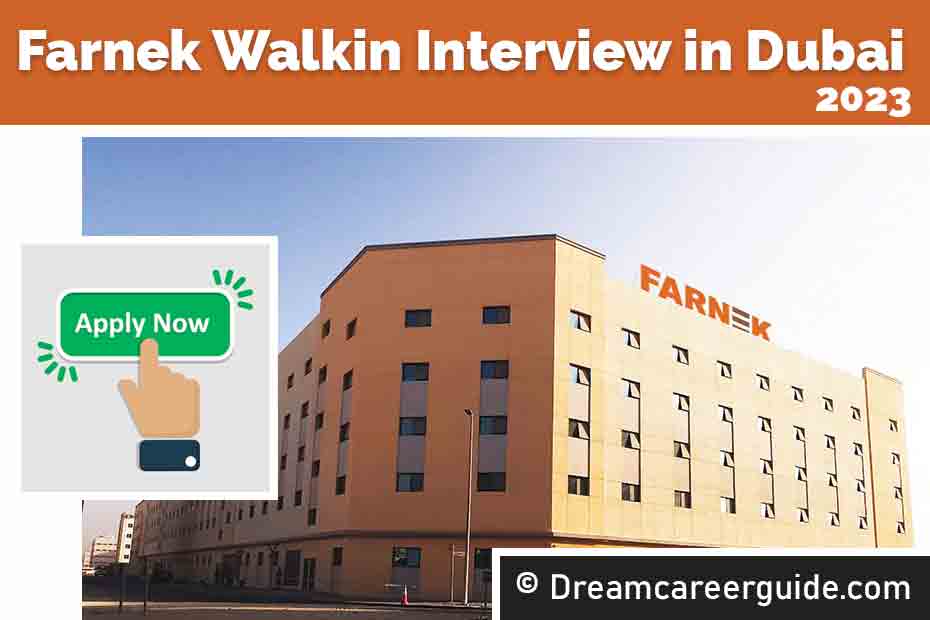 Farnek Walk In Interview Apply Now For Latest Jobs