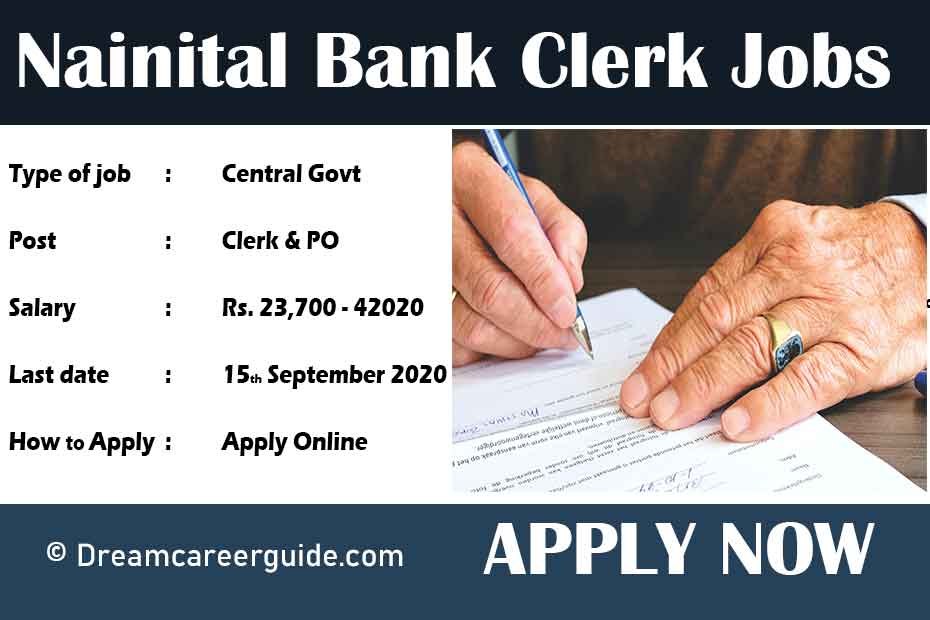 Nainital Bank Clerk Jobs