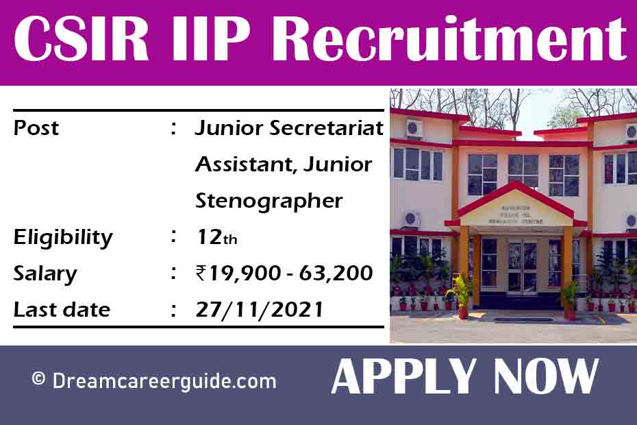 CSIR IIP Recruitment