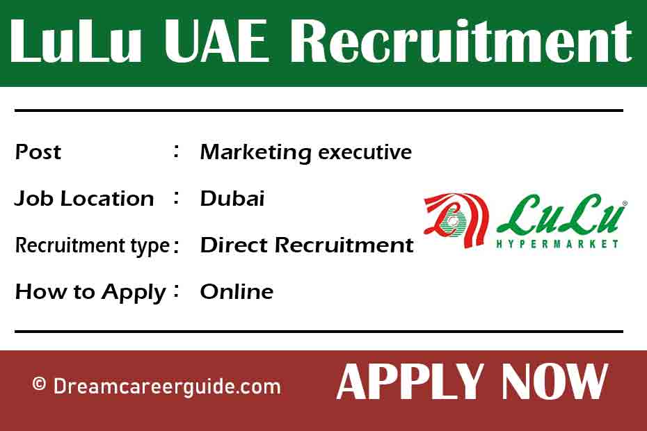 Lulu Group International Job Vacancy 2021