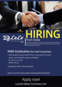 Lulu Group International Job Vacancy 2021