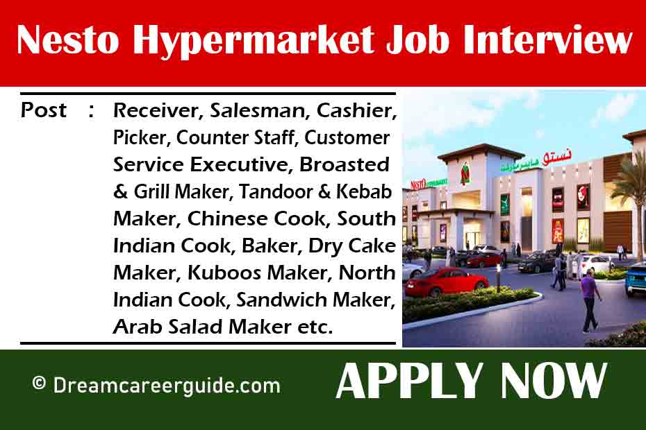 Nesto Hypermarket Jobs Apply Now for Various Job Postings