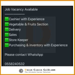 urgent job vacancies in dubai 