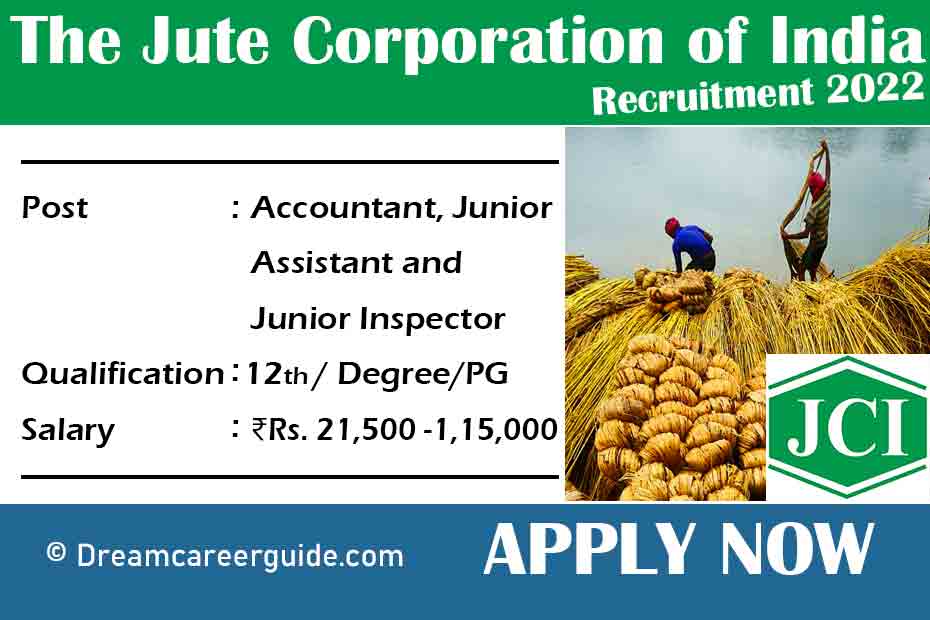 The Jute Corporation of India Recruitment