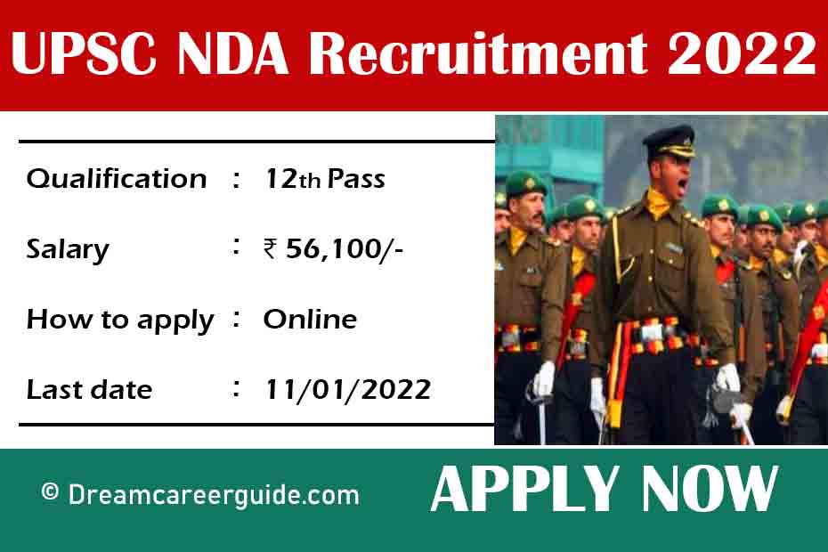 UPSC NDA Recruitment 2022