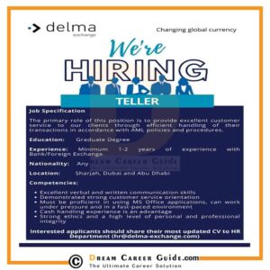 Delma Exchange Careers