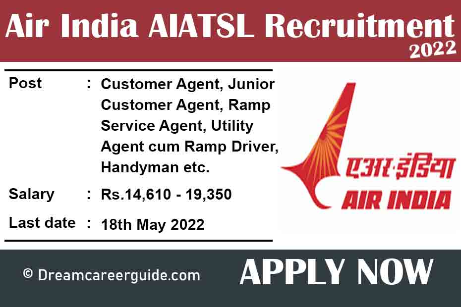 Air India AIATSL Recruitment 2022