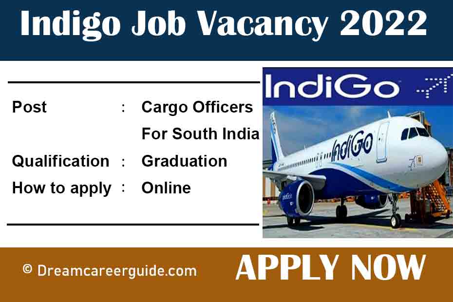 Indigo Job Vacancy 2022 in Cargo Department
