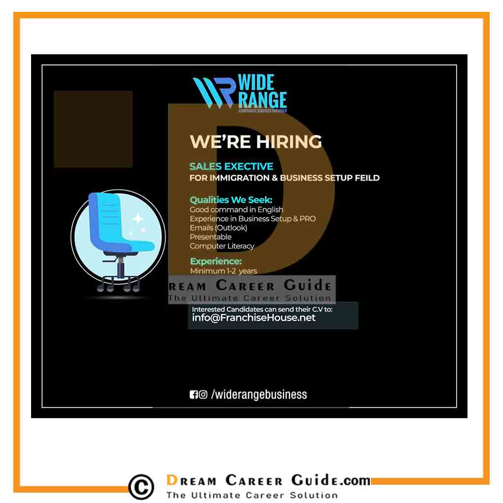 Sales Job Dubai Latest Updates 2022 Apply Now