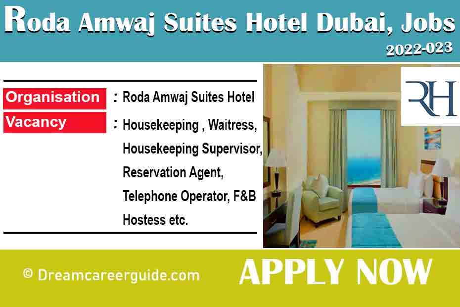 Roda Amwaj Suites Careers