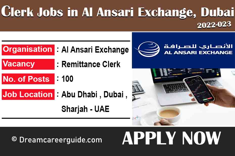 Job Vacancies In Al Ansari Exchange Careers 2022 UAE