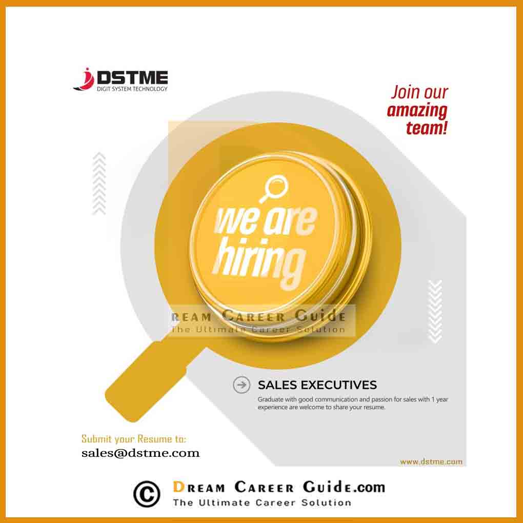 Sales Jobs in Dubai 2022 DSTME Software Hardware Auto Id Solution
