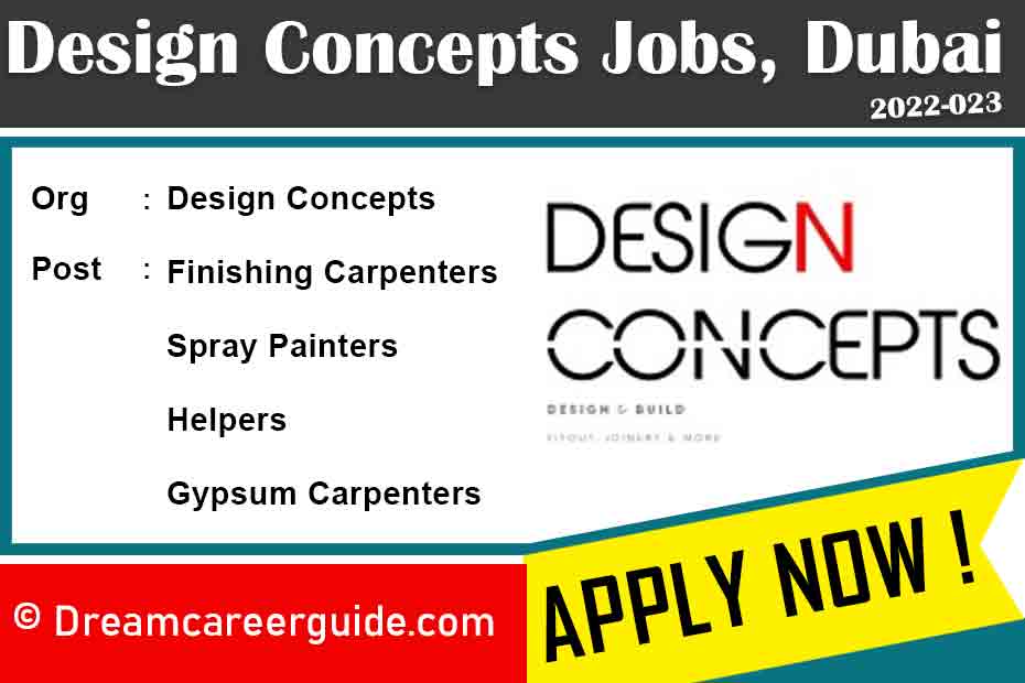 Design Concepts Dubai careers