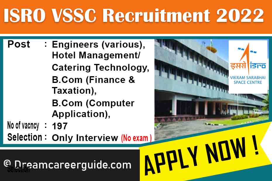 VSSC Recruitment 2022 Apply Online