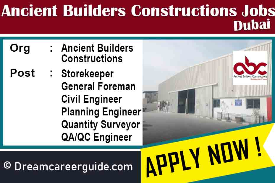 Ancient Builders Constructions Co. Llc Careers