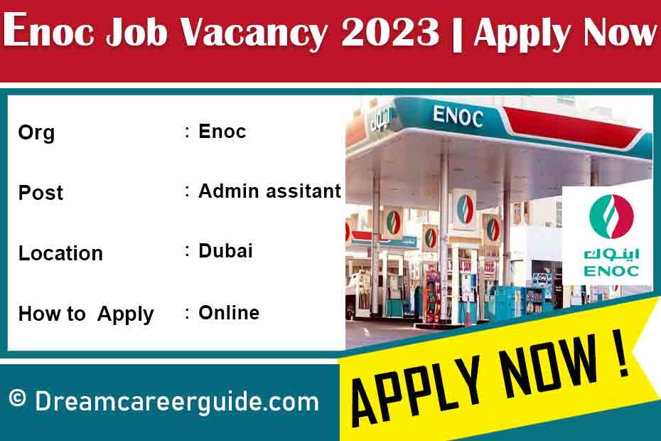 Enoc Job Vacancy 2023 Apply Now