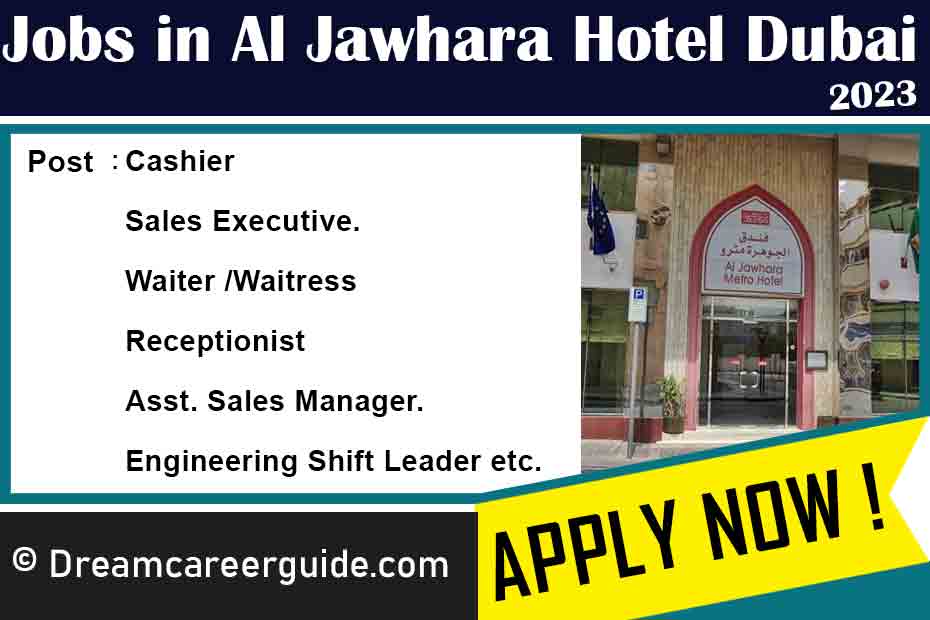 Al Jawhara Hotel Dubai Careers Latest Job Openings 2023