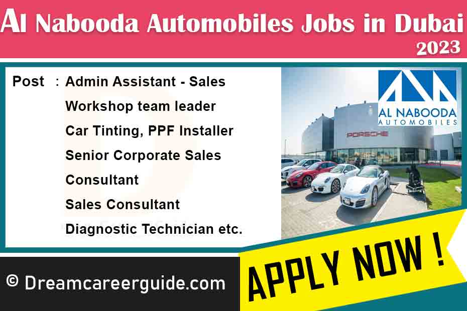 Al Nabooda Automobiles LLC Careers Latest Job Openings 2023