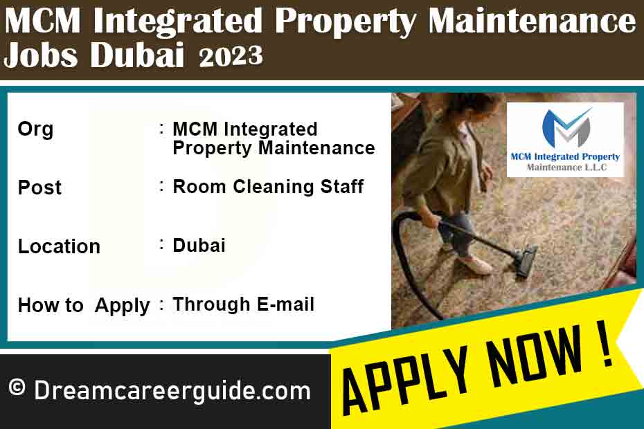 MCM Integrated Property Maintenance Careers Latest Job Openings 2023