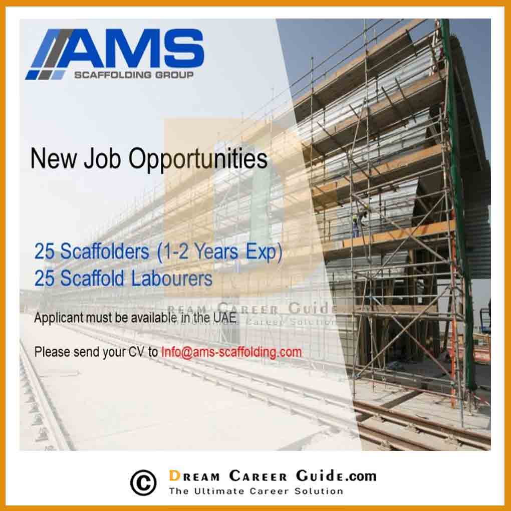 Latest Job Openings 2023 Scaffolding Jobs in UAE Apply Now