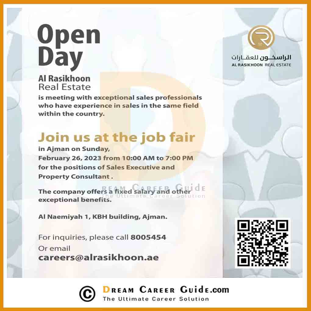 Al Rasikhoon Real Estate Careers Latest Job Openings 2023