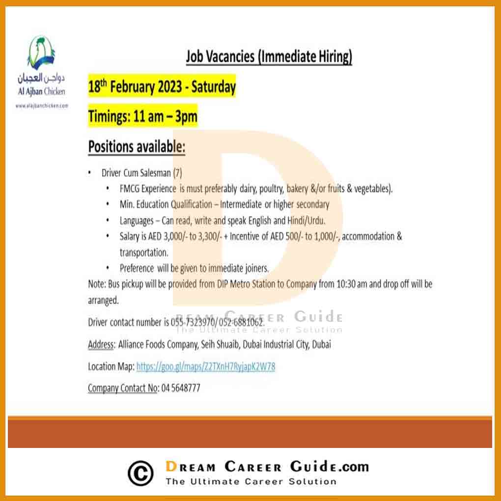 Alliance Foods Company LLC Careers Latest Job Openings