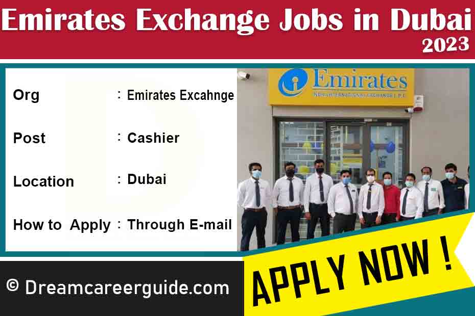 Emirates Exchange Careers Latest Job Openings 2023