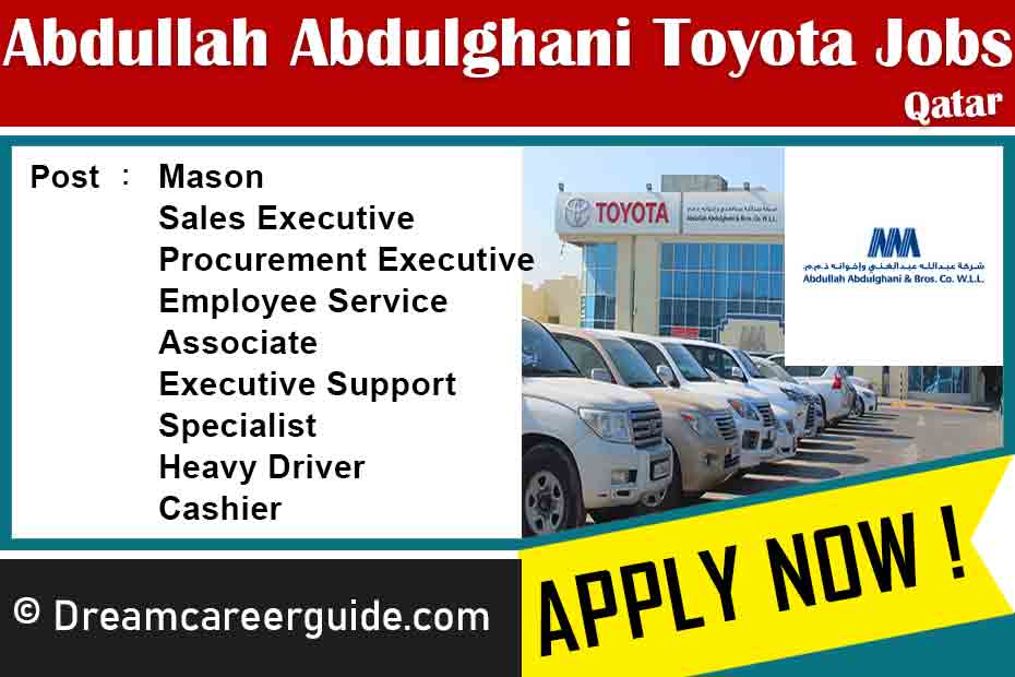 Abdullah Abdulghani Toyota Careers Latest Job Openings 2023