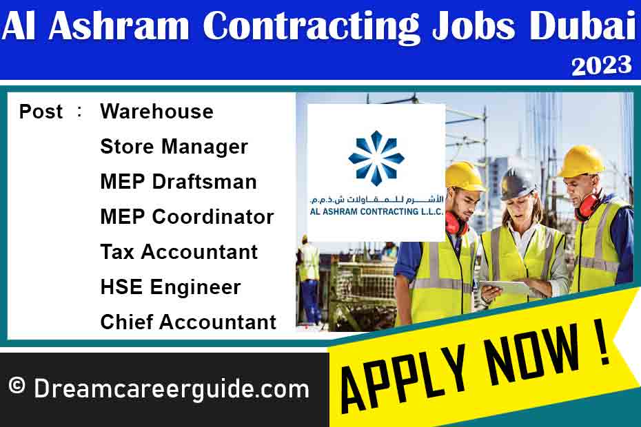 Al Ashram Contracting vacancy 2023 Latest Openings