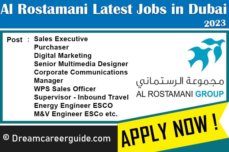 Al Rostamani Careers Latest Job Openings 2023