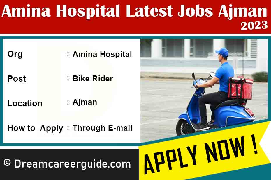 Amina Hospital Careers Latest Job Openings 2023