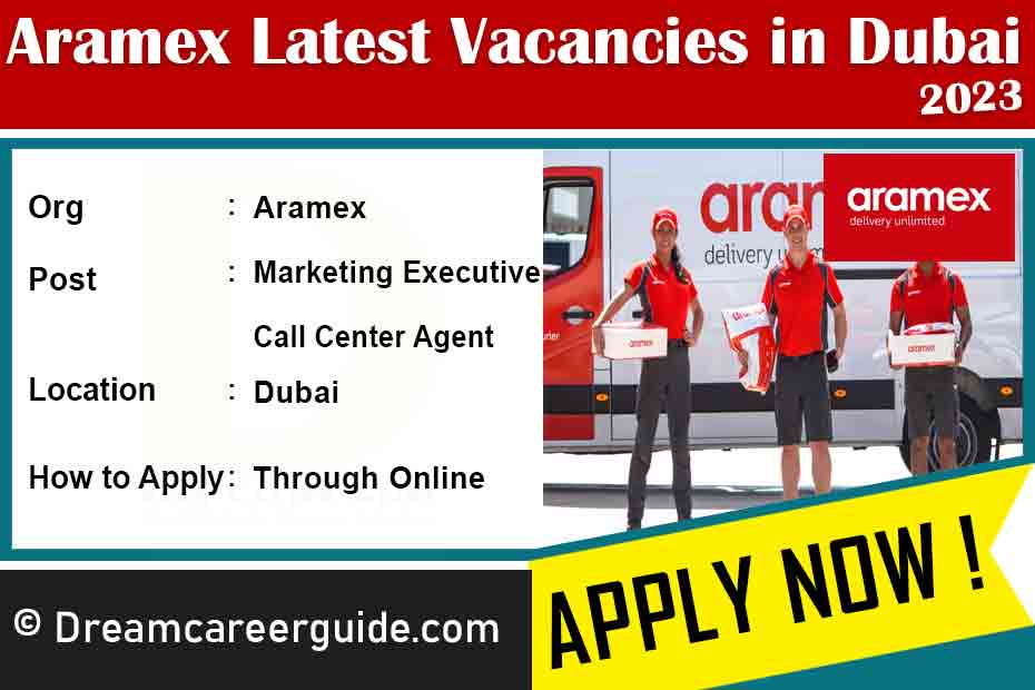 Aramex Careers UAE Latest Job Openings 2023