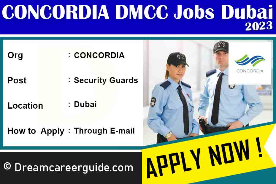 CONCORDIA DMCC Careers Latest Job Openings 2023