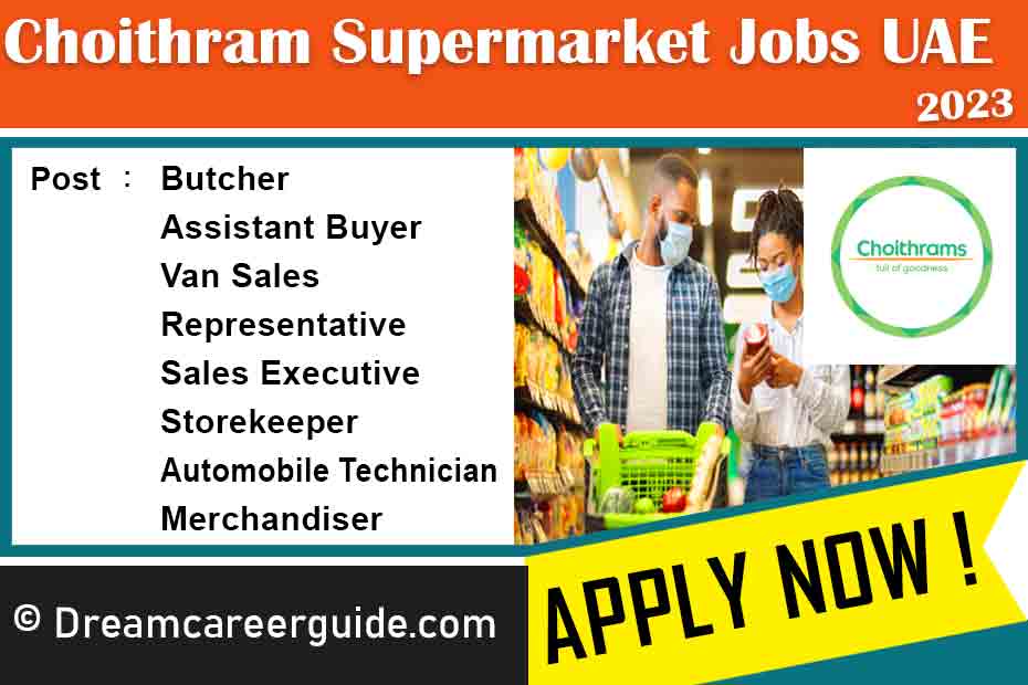 Choithram Supermarket Careers Latest Job Openings 2023
