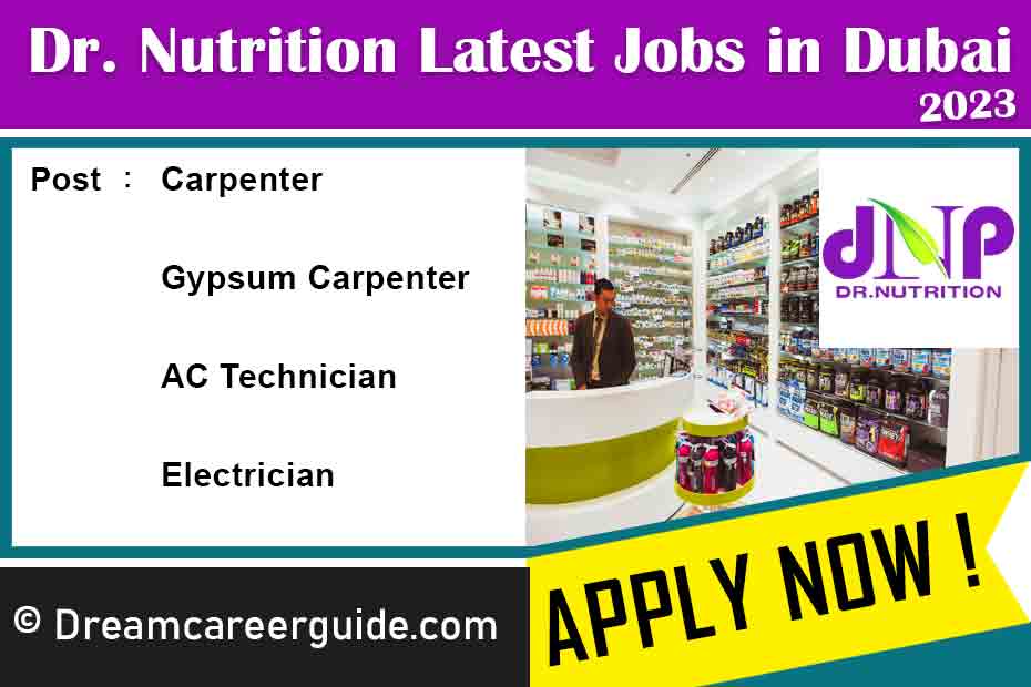 Dr. Nutrition Center LLC Careers Latest Job Openings 2023