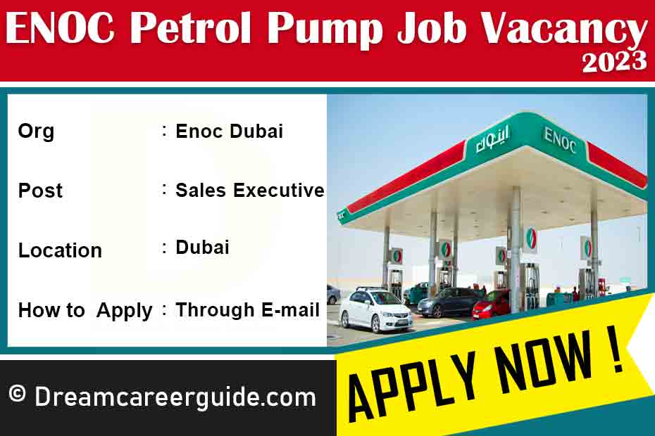 ENOC Job Vacancy 2023 | ENOC petrol pump Job Vacancy
