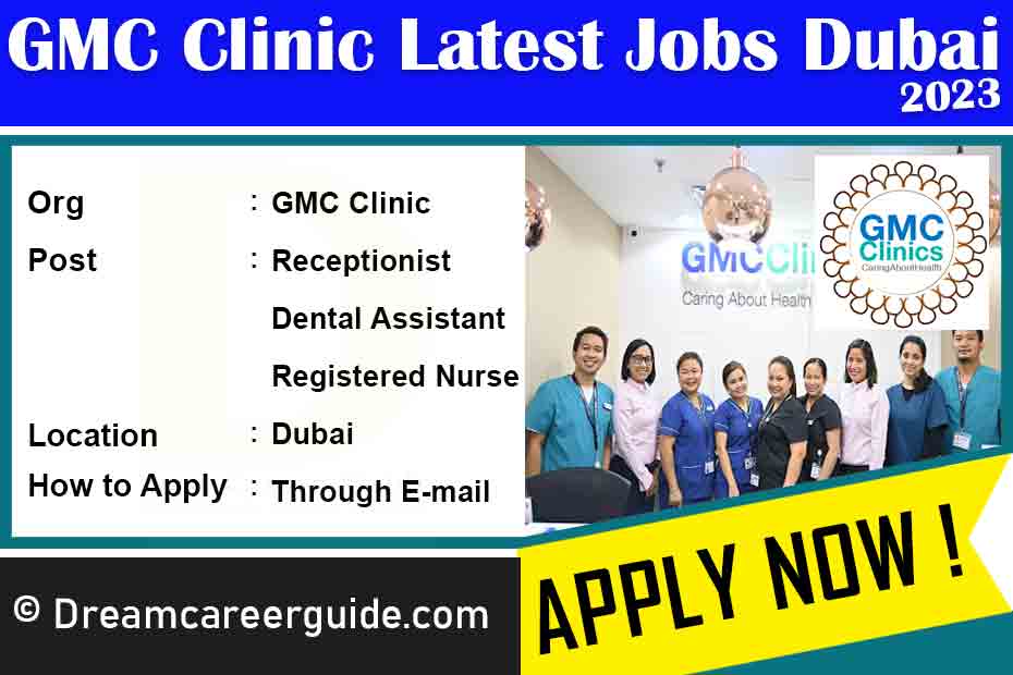 GMC Clinic Dubai Careers Latest Job Openings 2023