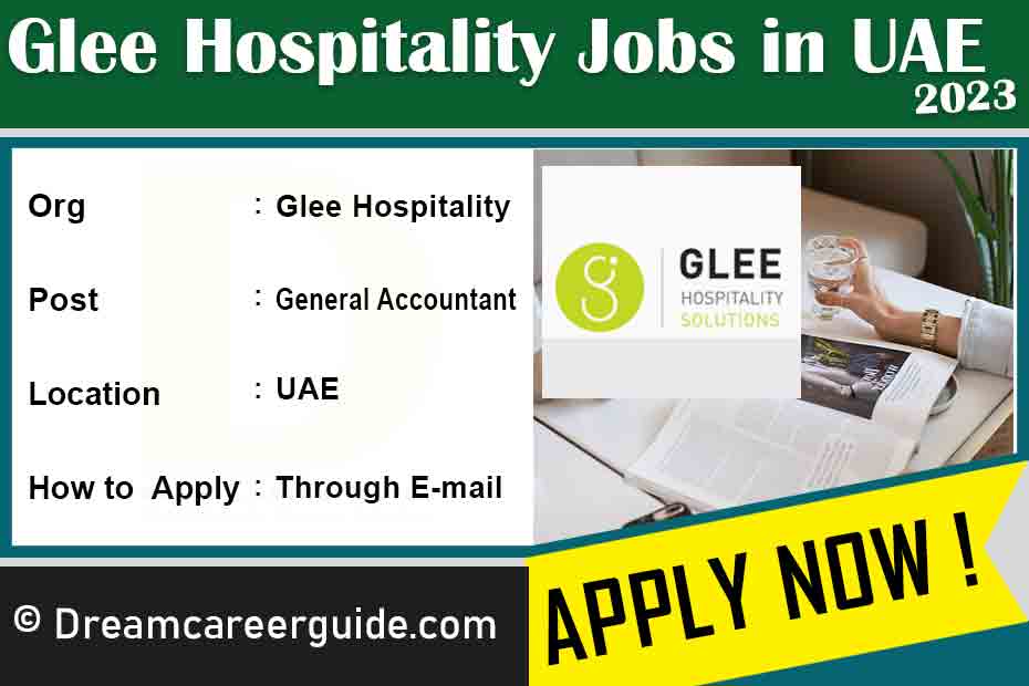 Glee Hospitality Careers Latest Job Openings 2023