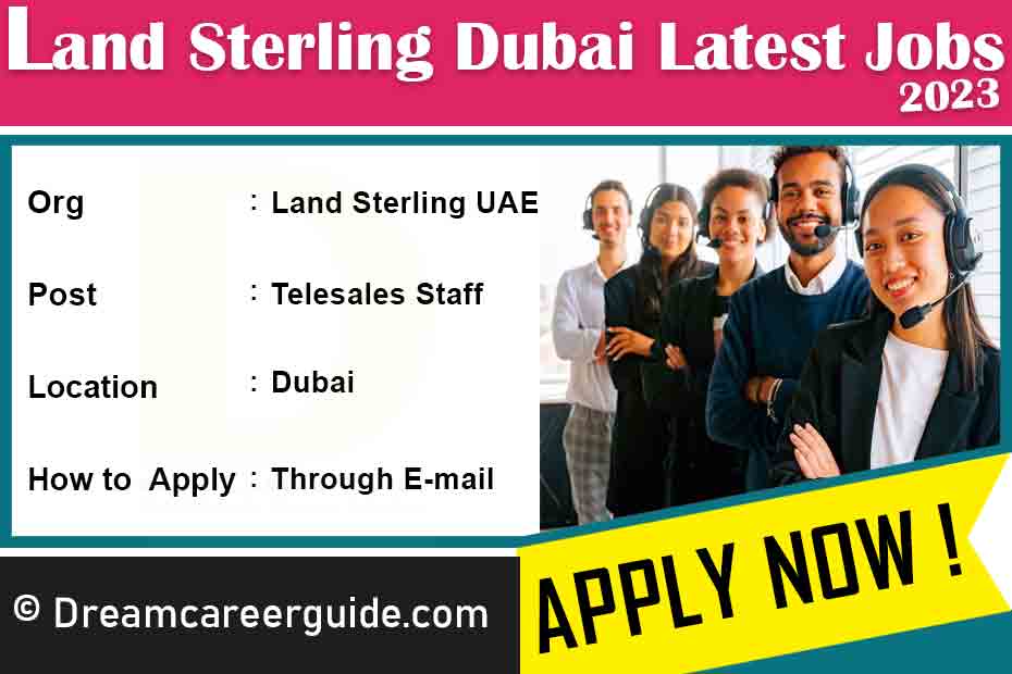 Land Sterling Dubai Careers Latest Job Openings 2023
