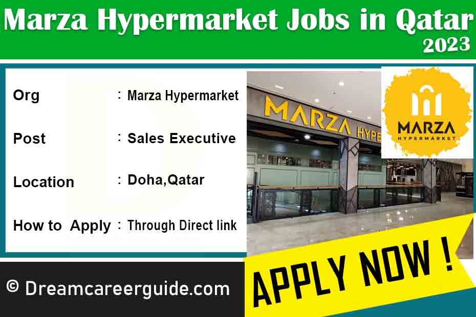 Marza Hypermarket Careers Latest Job Openings 2023