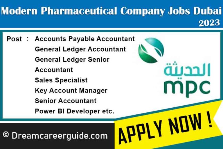 Modern Pharmaceutical Company Careers Latest Jobs