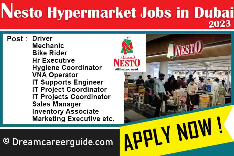 Nesto Hypermarket Careers Dubai 2023 | Apply Now