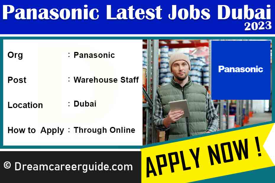 Panasonic Dubai Careers Latest Job Openings 2023