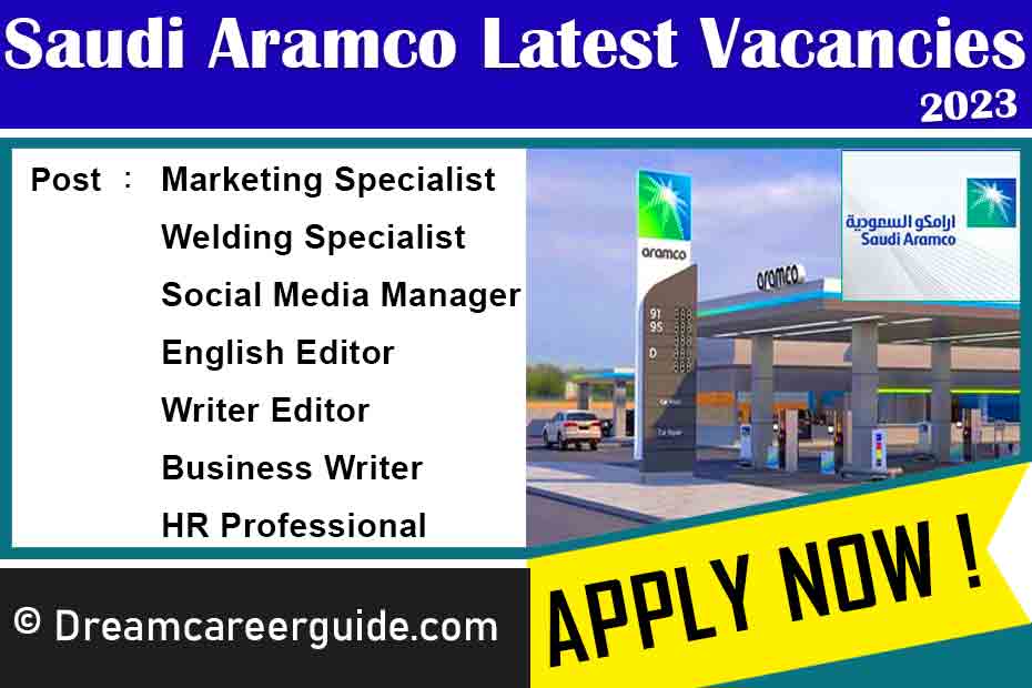 Saudi Aramco Careers Latest Job Openings 2023