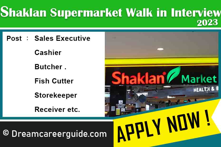 Shaklan Supermarket Walk in Interview 2023