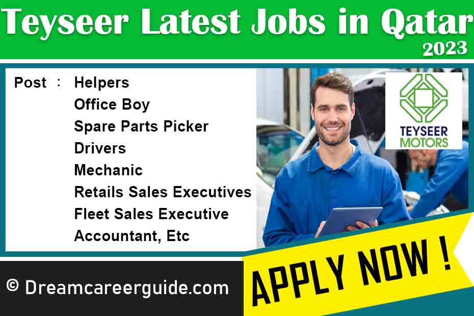 Teyseer Qatar jobs 2023 Latest Job Openings