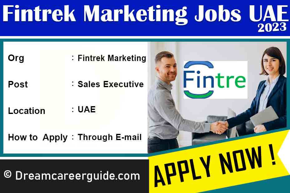 Fintrek Marketing Careers Latest Job Openings 2023