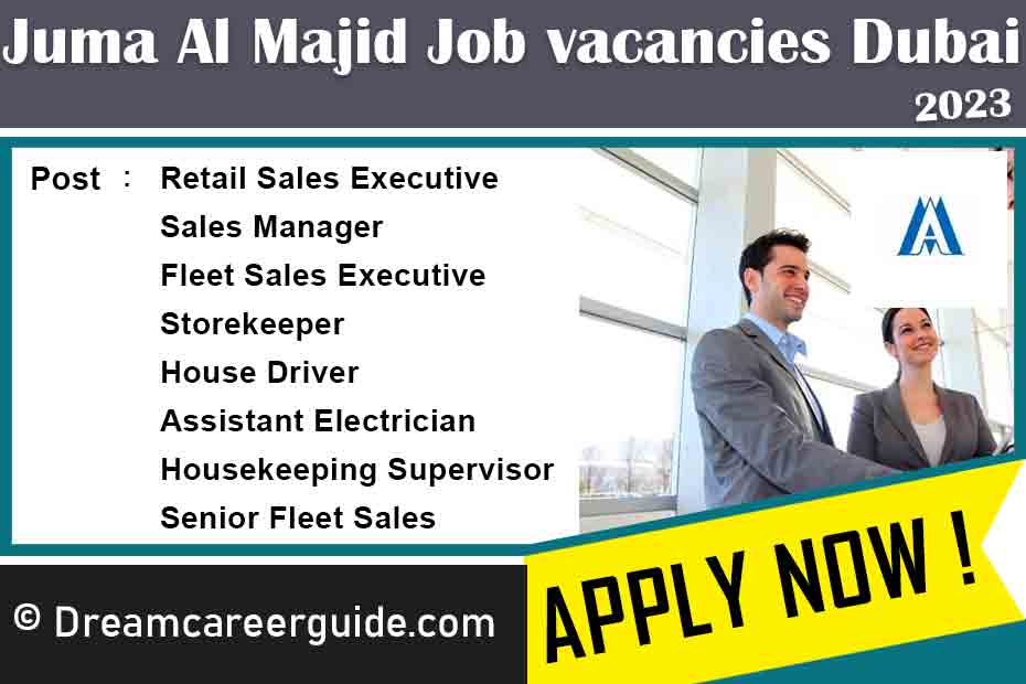 Juma Al Majid Job Vacancy 2023 Latest Openings